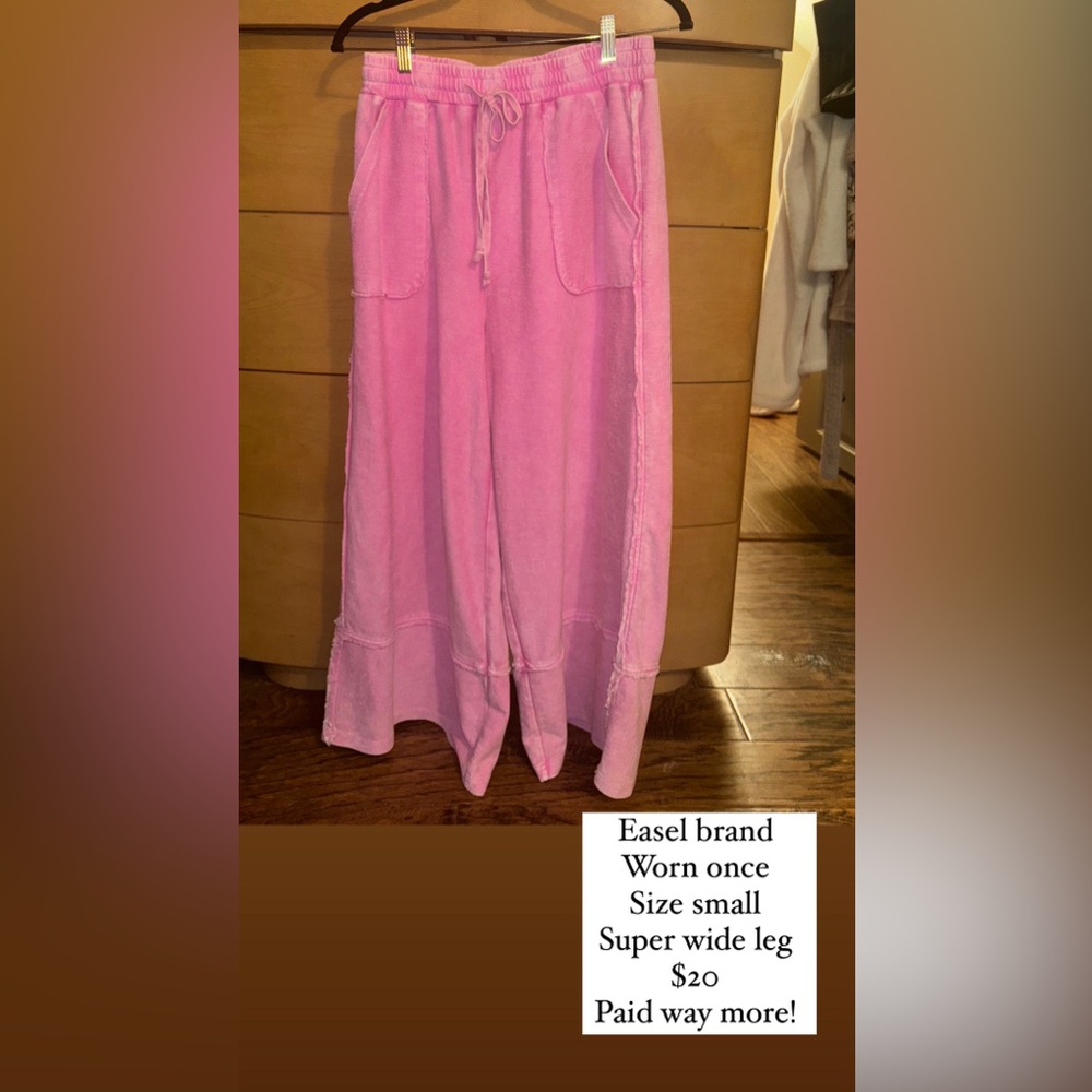 Pink lounge pants